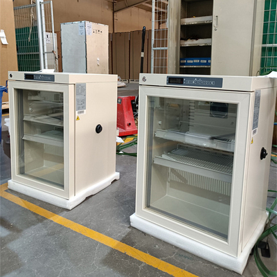 60L Small Medical Laboratory Hospital Refrigerator With Glass Door For Drug Vaccine Storage