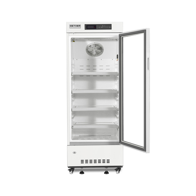 226L Medical Glass Door Pharmacy Display Cabinet Refrigerator For Hospital / Lab
